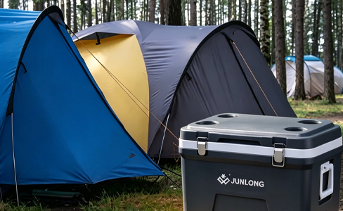 45L 屋外用フォーム断熱クーラー カップホルダー付き