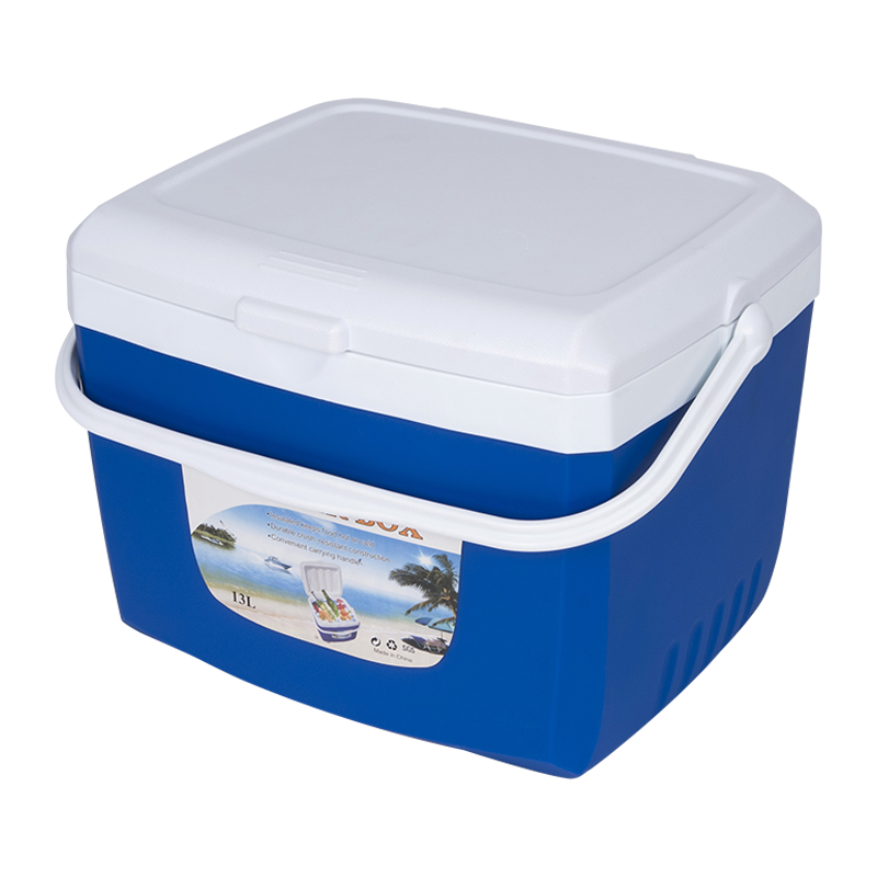 ハンドル付き13Lプラスチック断熱クーラーボックス