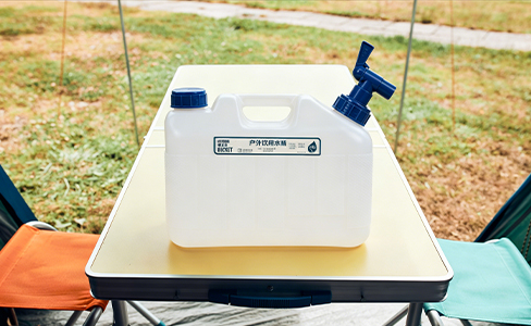 キャンプ用10Lプラスチックポータブルアウトドアウォーターキャリア