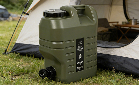 アウトドア旅行用蛇口付き12Lポータブルウォータータンク